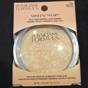 BNIB Physicians Formula Mineral Wear Talc-Free Powder